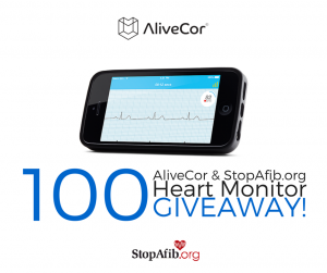 AliveCor Patient Conference Giveaway with monitor